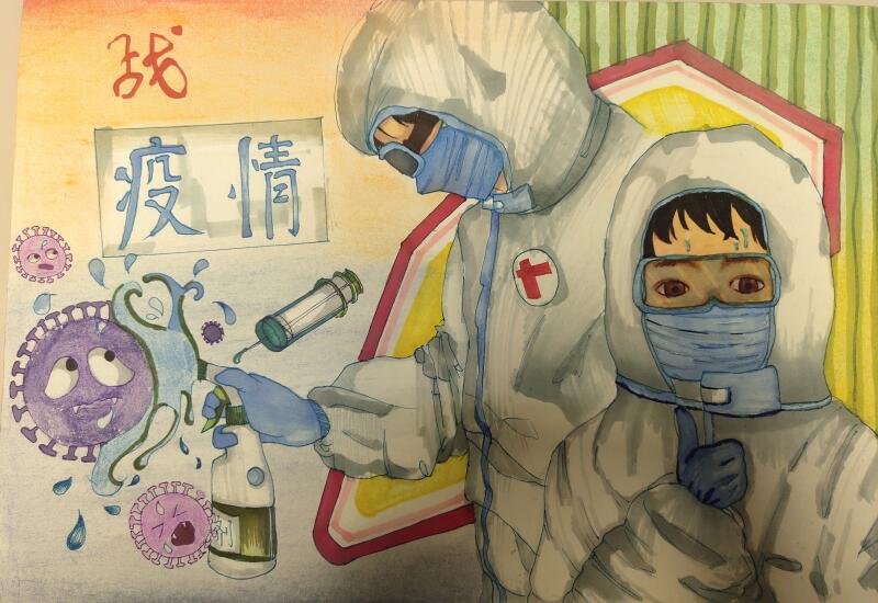 “疫情當(dāng)前，孩子們有‘畫’說(shuō)”作品展播（三十五）
