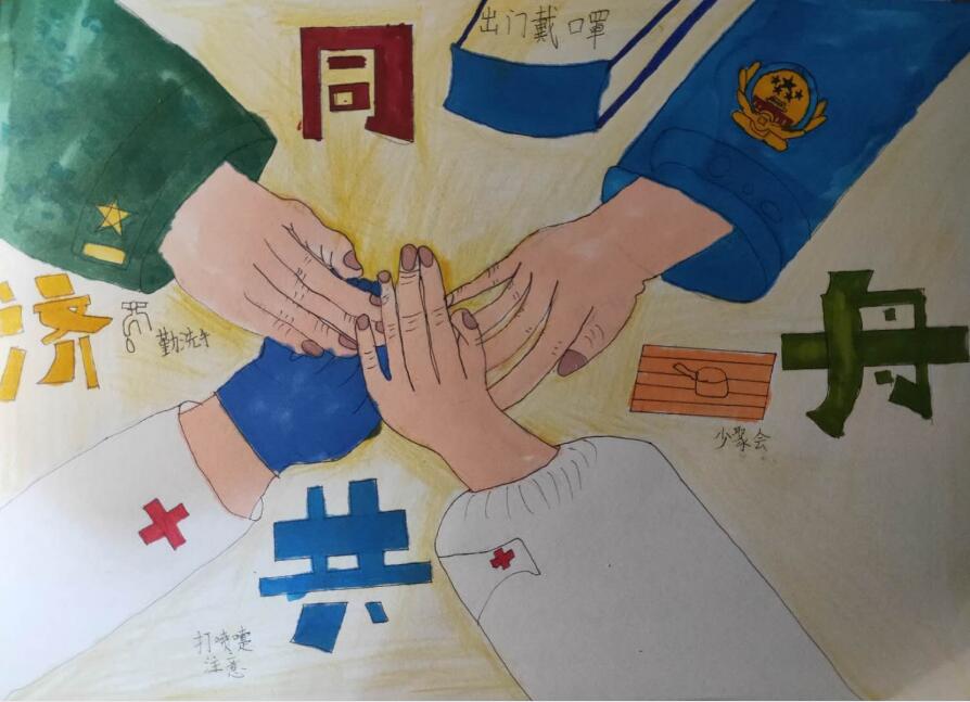 “疫情當(dāng)前，孩子們有‘畫(huà)’說(shuō)”作品展播（三十八）