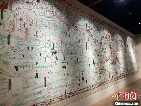 圖為展覽現(xiàn)場(chǎng)。　江楊燁 攝