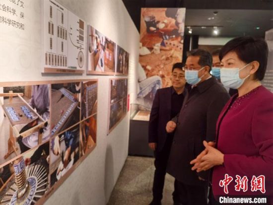 圖為展覽現(xiàn)場?！●T志軍 攝