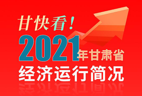 【海報】甘快看！2021年甘肅省經(jīng)濟運行簡況