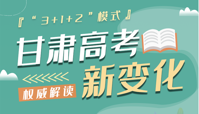 長圖|甘肅2024年高考新變化：“3+1+2”模式提前了解！