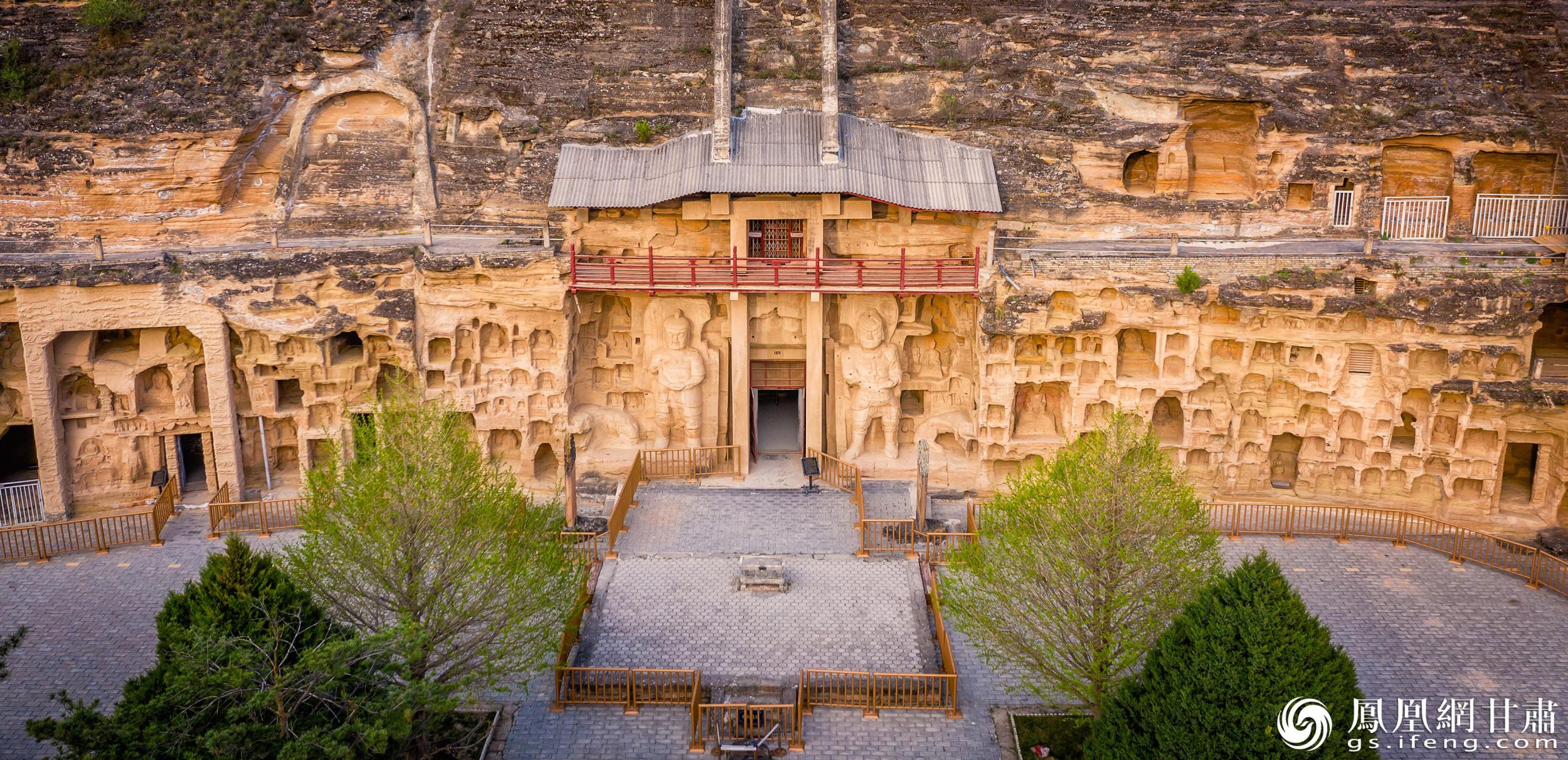 北石窟寺始建于北魏，經(jīng)多個朝代增修形成密集窟龕。北石窟寺文物保護(hù)研究所供圖