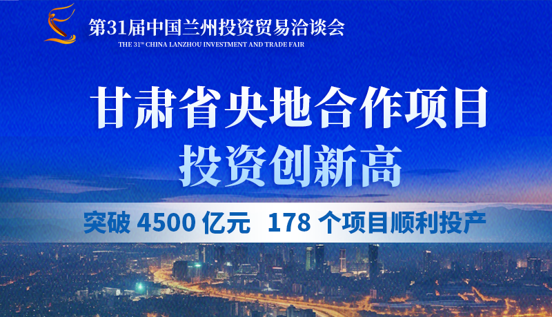 甘肅省央地合作項(xiàng)目投資創(chuàng)新高：突破 4500 億元，178個項(xiàng)目順利投產(chǎn)