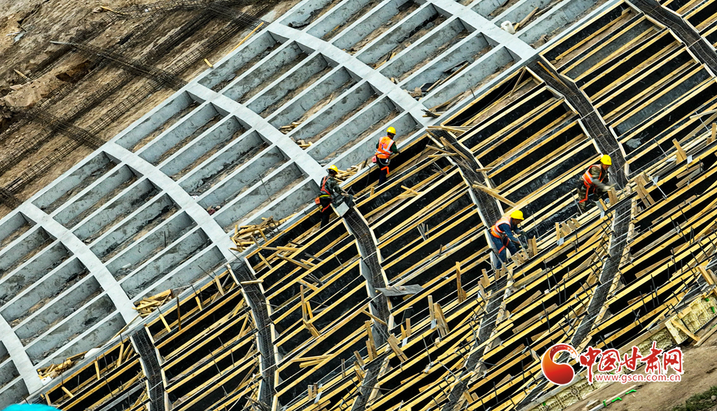 隴拍客丨肅南：皇城抽水蓄能電站建設(shè)忙